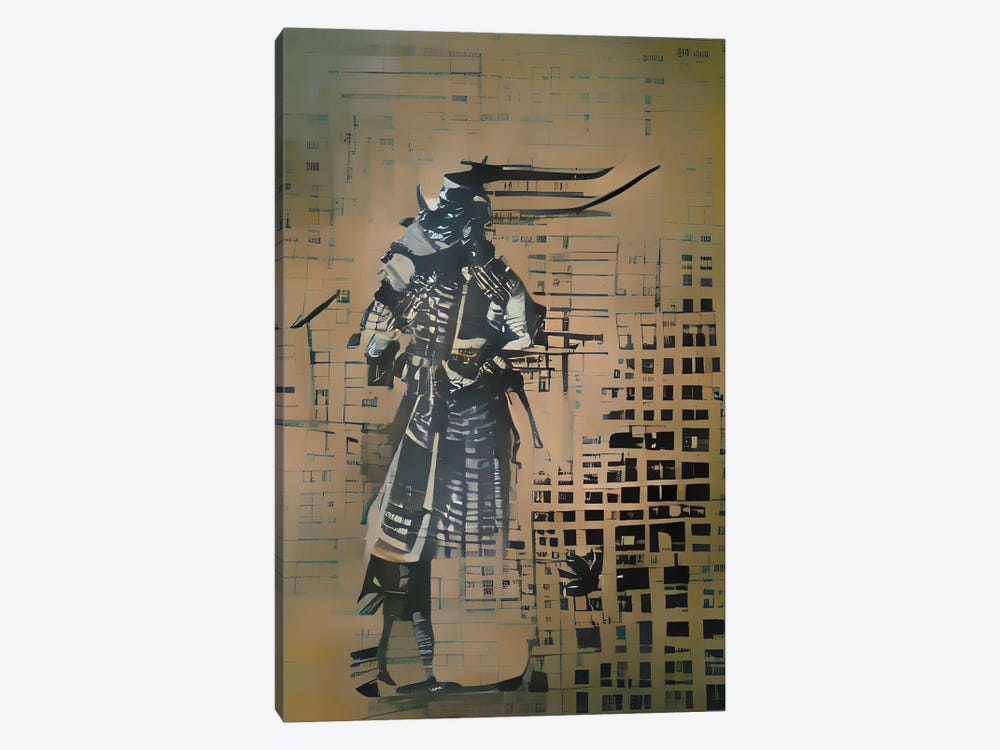 Cyberpunk Samurai by Alessandro Della Torre 1-piece Canvas Artwork
