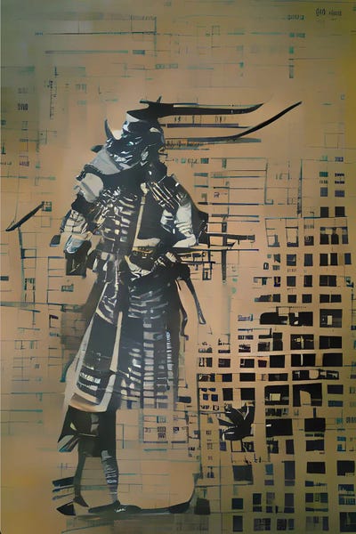 East Asian Culture: Cyberpunk Samurai by Alessandro Della Torre
