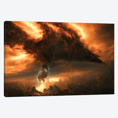 Final Battle Between Hell And Heaven - Board XI Canvas Print #ADT1281} by Alessandro Della Torre Canvas Wall Art
