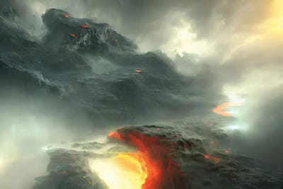 Final Battle Between Hell And Heaven - Board III by Alessandro Della Torre art print