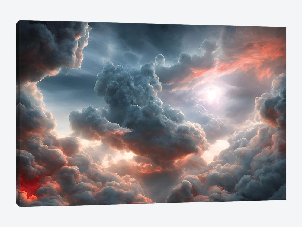 Final Battle Between Hell And Heaven - Board IX by Alessandro Della Torre 1-piece Canvas Art