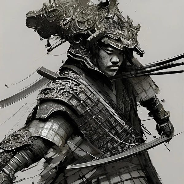 East Asian Culture: Japanese Warrior by Alessandro Della Torre