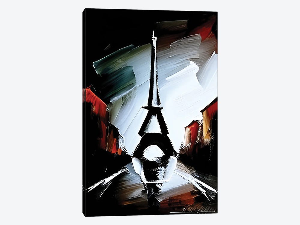 Landscape Of Paris With The Tour Eiffel by Alessandro Della Torre 1-piece Canvas Artwork