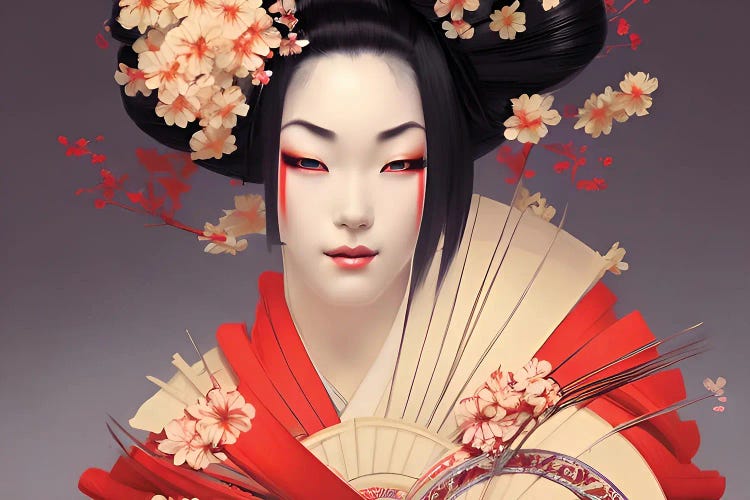 Portrait Of A Geisha