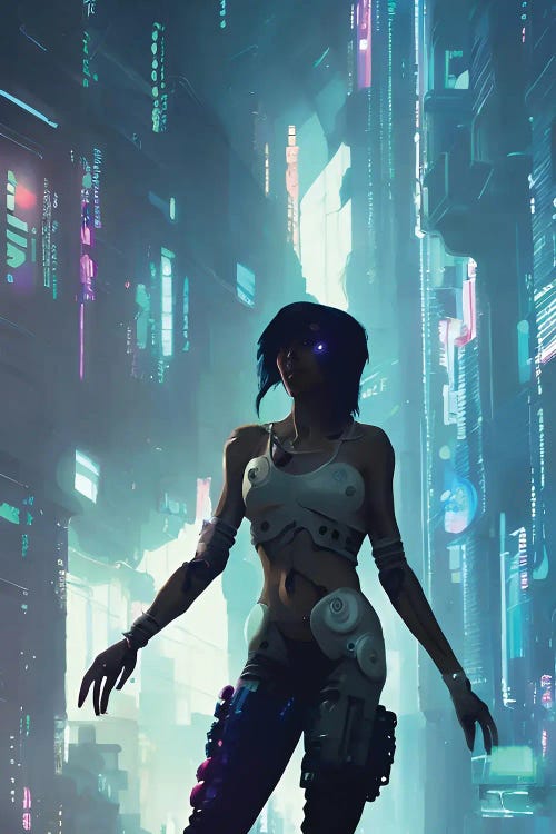 Walking In The Cyberpunk City VIII