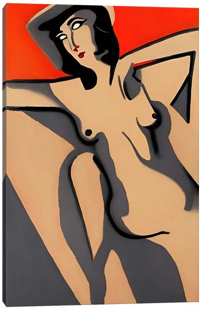Ai Art Deco' III Canvas Art Print - Alessandro Della Torre