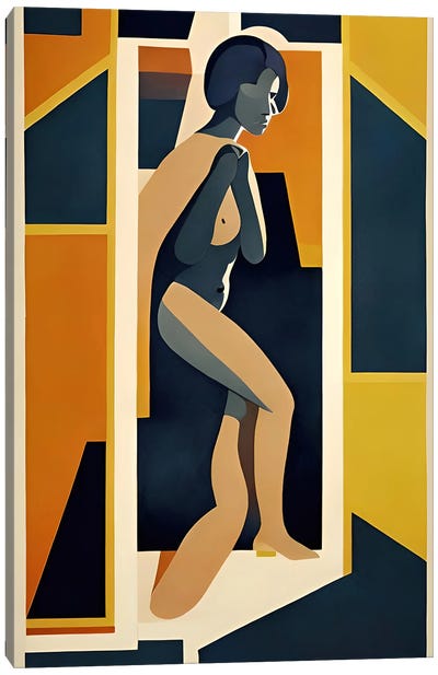 Ai Art Deco' IV Canvas Art Print - Alessandro Della Torre