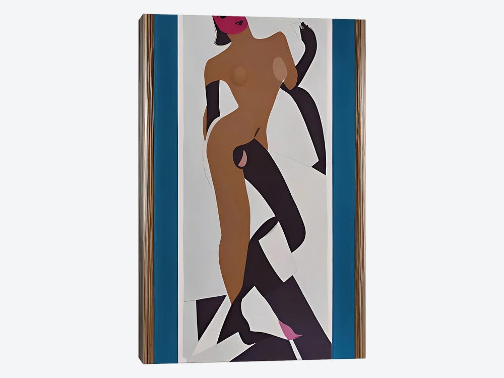 Ai Art Deco' V by Alessandro Della Torre 1-piece Canvas Wall Art
