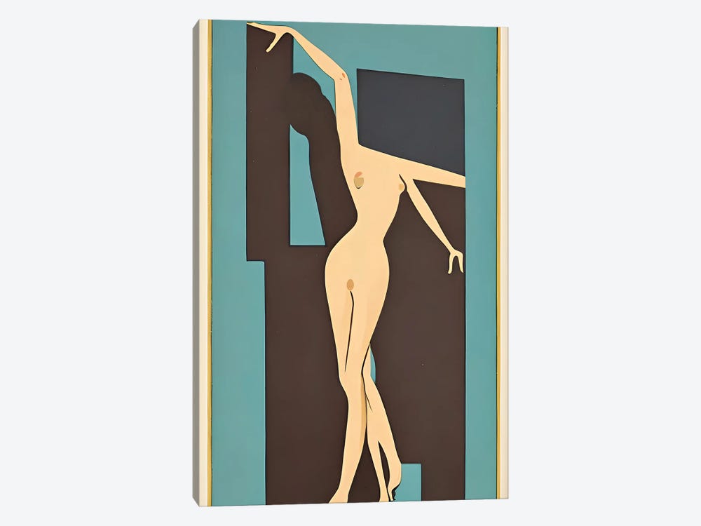 Ai Art Deco' VI by Alessandro Della Torre 1-piece Canvas Artwork