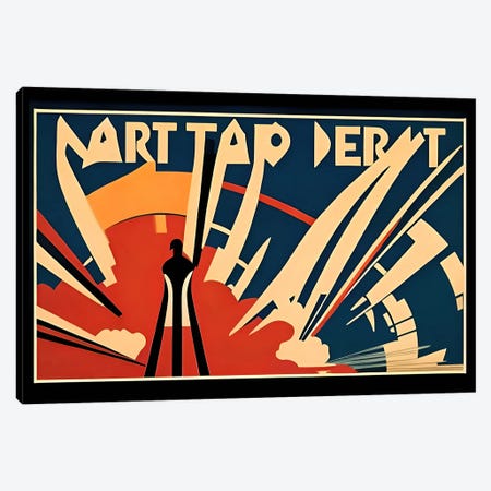 Ai Art Deco' VII Canvas Print #ADT1361} by Alessandro Della Torre Art Print