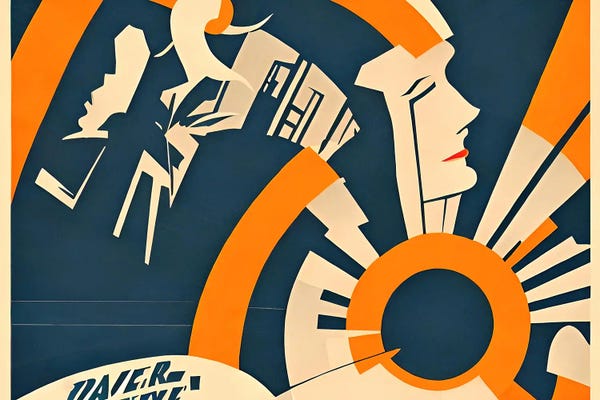 Robots: Ai Art Deco' VIII by Alessandro Della Torre