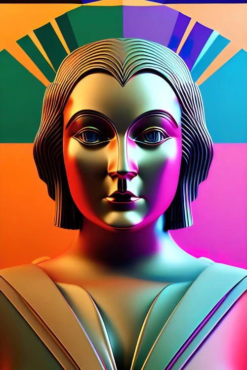 Ai Cyber Art Deco' II