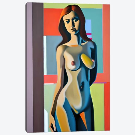 Nude Art Deco' Canvas Print #ADT1369} by Alessandro Della Torre Canvas Art Print