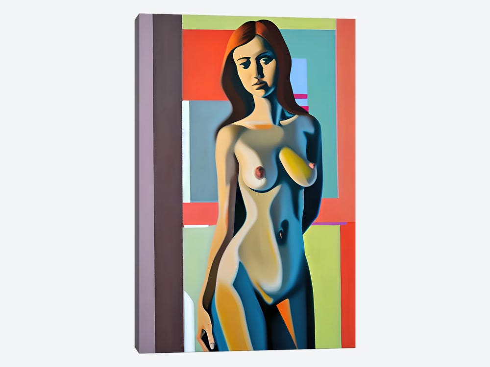 Nude Art Deco' by Alessandro Della Torre 1-piece Canvas Art Print