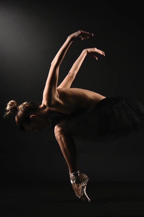 Nude Ballerina Ballet Dancer With Tutu Dress And Shoes V