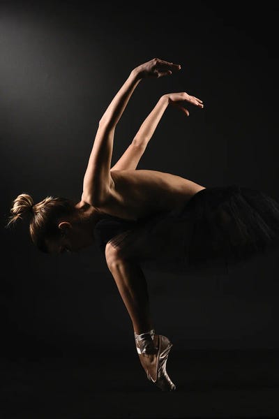 Ballet: Nude Ballerina Ballet Dancer With Tutu Dress And Shoes V by Alessandro Della Torre