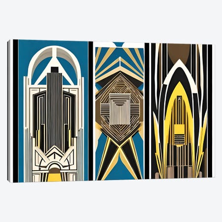 Art Deco Interior Design IV Canvas Print #ADT1398} by Alessandro Della Torre Canvas Wall Art