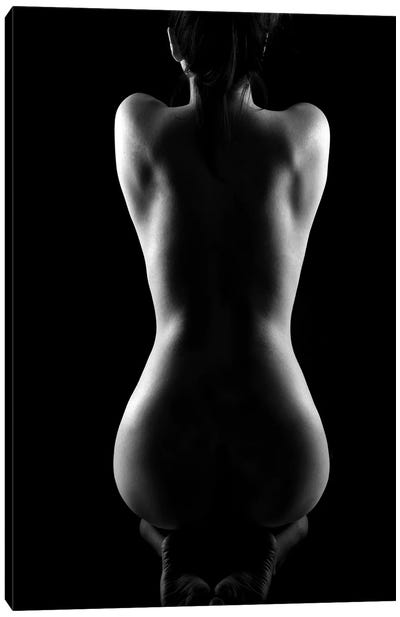 Nude Woman's Sexy Body III Canvas Art Print - Alessandro Della Torre
