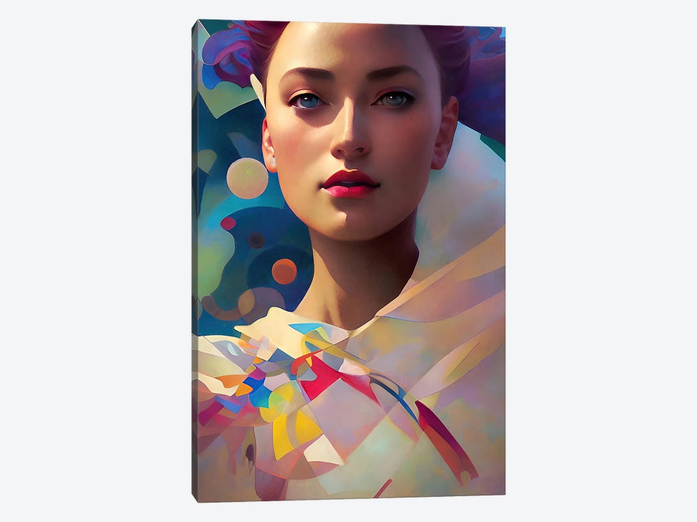 A Woman Kandinsky Would Be Proud Of II by Alessandro Della Torre 1-piece Art Print