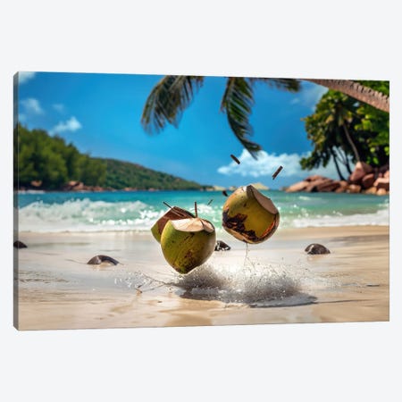 Coconuts From Seychelles Canvas Print #ADT1429} by Alessandro Della Torre Canvas Art