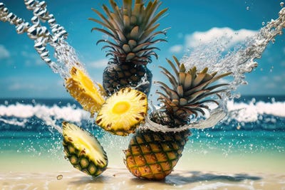 Pineapples From Maldive by Alessandro Della Torre canvas print
