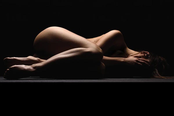 Nude Woman Sexy Ans Sensual Laying Down Naked I