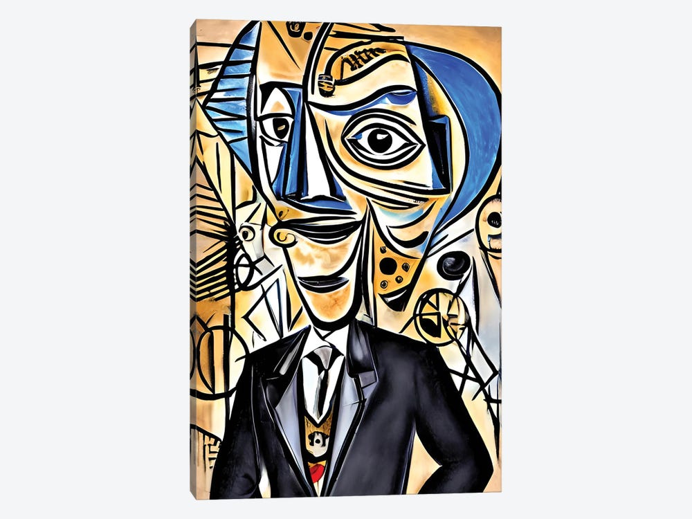 Lawyer In The Syle Of Picasso by Alessandro Della Torre 1-piece Canvas Wall Art