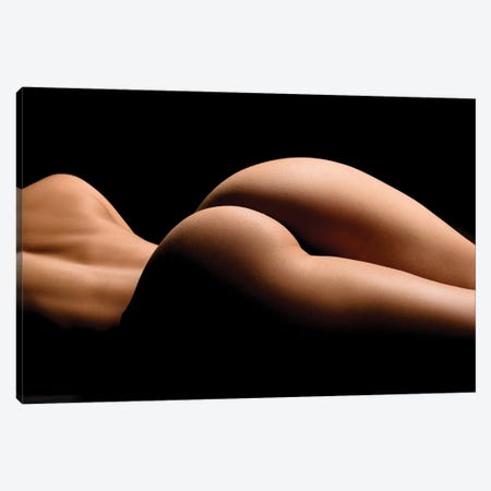 Nude Close Up Of Naked Woman's Ass And Buttocks Canvas Print #ADT149} by Alessandro Della Torre Canvas Art Print