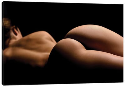 Nude Close Up Of Naked Woman's Ass And Buttocks II Canvas Art Print - Alessandro Della Torre