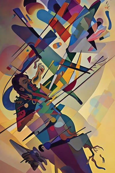 All Things Kandinsky: Abstract Paint In The Style Of Kandinsky II by Alessandro Della Torre