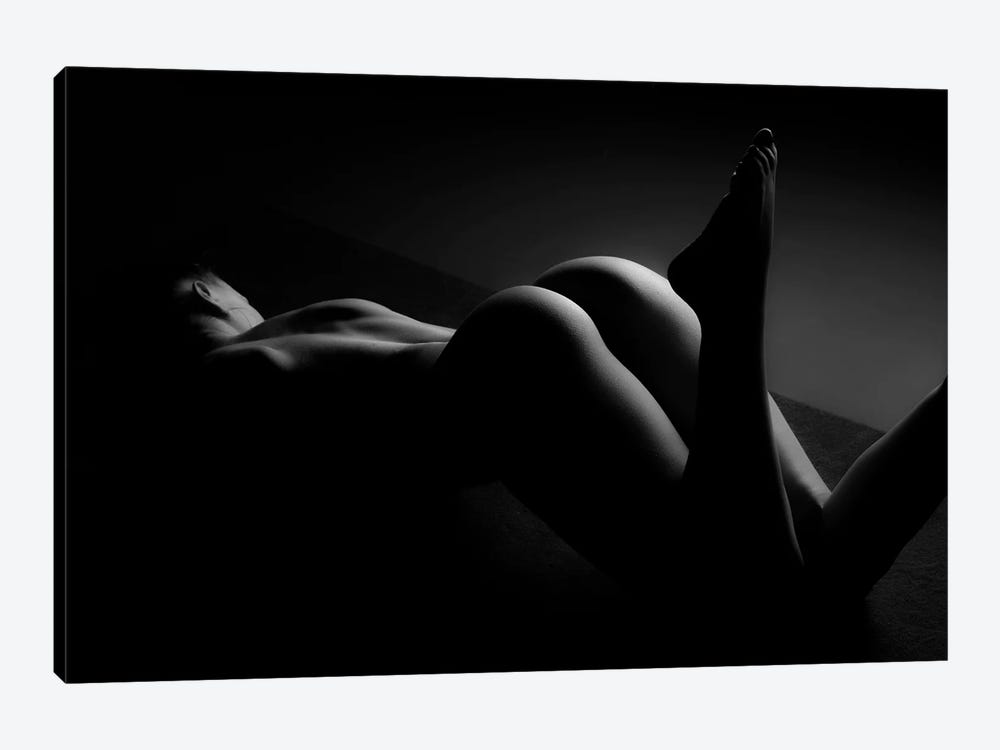 Erotic Black And White Female's Body I by Alessandro Della Torre 1-piece Canvas Print