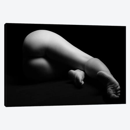 Naked Legs On Nude Woman Laying Down Canvas Print #ADT198} by Alessandro Della Torre Canvas Wall Art