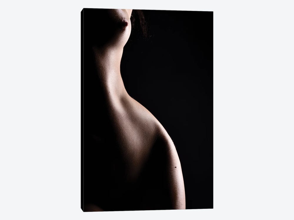 Nude Bodyscape Of Naked Woman's Body by Alessandro Della Torre 1-piece Canvas Print