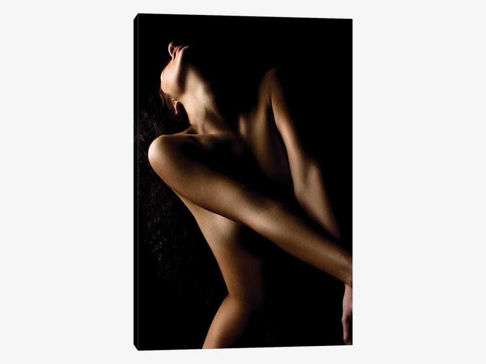 Nude Embracing Sexy Woman Naked And Sensual II by Alessandro Della Torre 1-piece Canvas Artwork