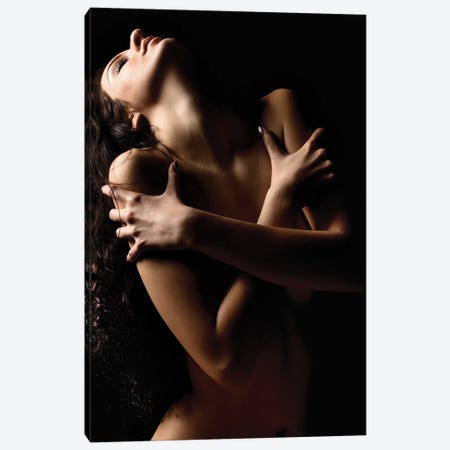 Nude Embracing Sexy Woman Naked And Sensual III Canvas Print #ADT216} by Alessandro Della Torre Canvas Artwork
