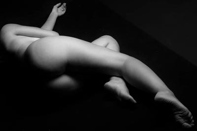 Nude Woman's Buttocks Of Girl Laying Down II by Alessandro Della Torre canvas print