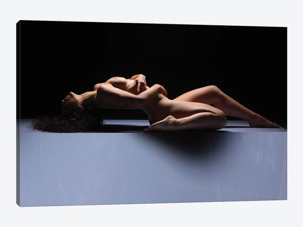 Fine Art Nude Woman Laying Down Naked II by Alessandro Della Torre 1-piece Canvas Print