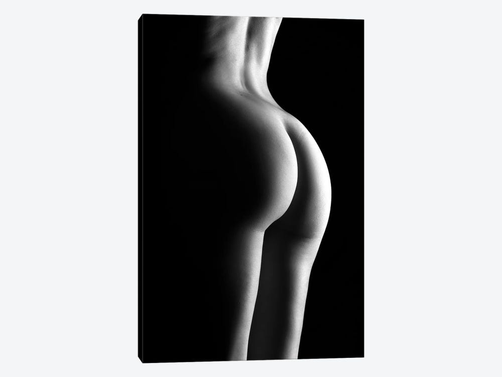 Close Up Of Nude Sensual Woman's Bodyscape Buttocks And Legs Standing Up Naked Sexy by Alessandro Della Torre 1-piece Art Print