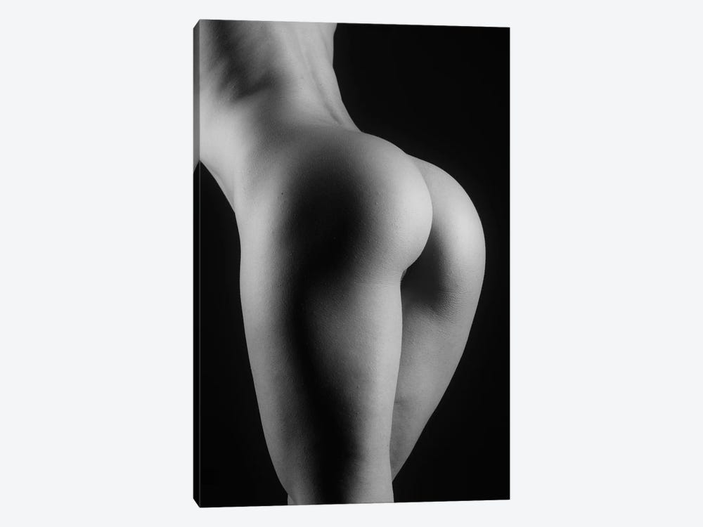 Closeup Of Sexy Nude Ass And Woman's Buttocks by Alessandro Della Torre 1-piece Canvas Art Print