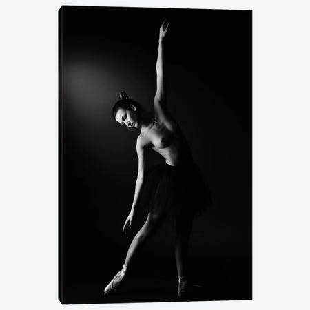 Classic Ballerina Dancer In Ballet Tutu Dress Classical Posing II Canvas Print #ADT350} by Alessandro Della Torre Canvas Art