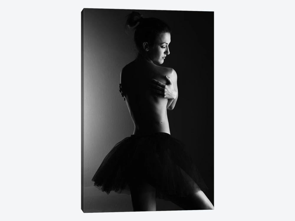 Classic Ballerina Dancer In Ballet Tutu Dress Classical Posing XI by Alessandro Della Torre 1-piece Canvas Art