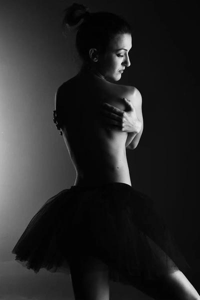 Classic Ballerina Dancer In Ballet Tutu Dress Classical Posing XI