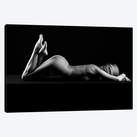 Nude Laying Down Woman Naked Bodyscape Canvas Print #ADT385} by Alessandro Della Torre Canvas Artwork