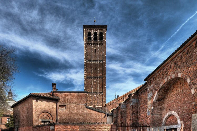 Basilica Di Sant'Ambrogio In Milan, Italy I Romanic Style