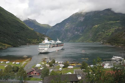 Geirangerfjord Overview Landscape Harbour by Alessandro Della Torre art print