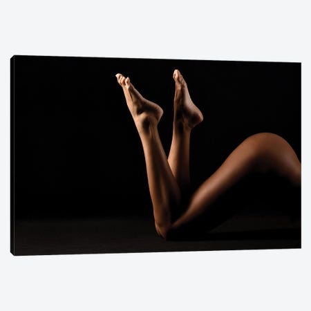 Sexy Nude Feet And Legs Of A Sensual Woman Canvas Print #ADT582} by Alessandro Della Torre Canvas Print