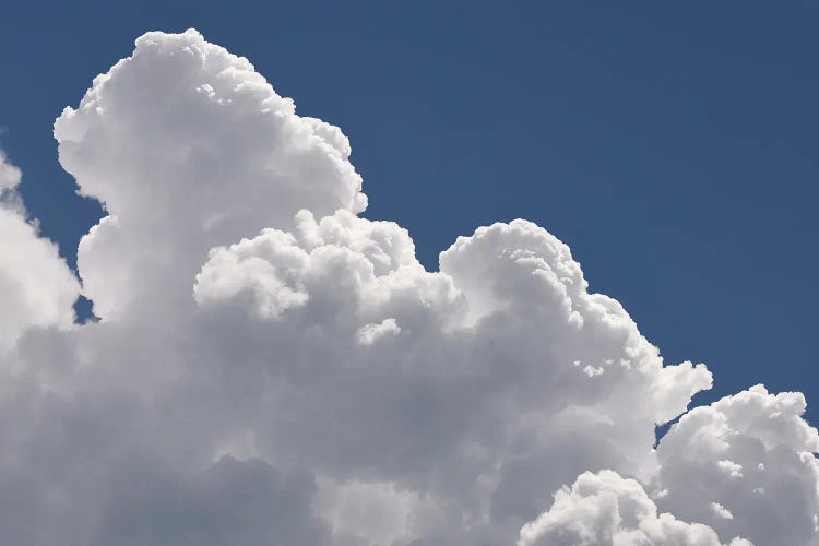 White Clouds And Blue Sky On A Sunny Day In Milan, Itay