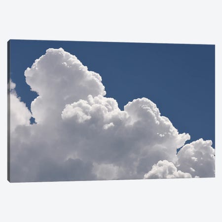 White Clouds And Blue Sky On A Sunny Day In Milan, Itay Canvas Print #ADT589} by Alessandro Della Torre Canvas Art Print