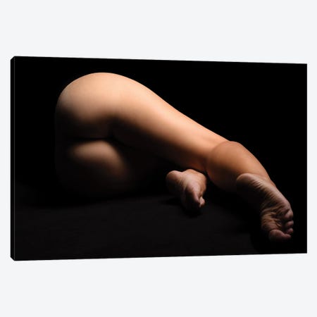 Nude Woman's Legs Laying Down Naked Canvas Print #ADT61} by Alessandro Della Torre Canvas Wall Art