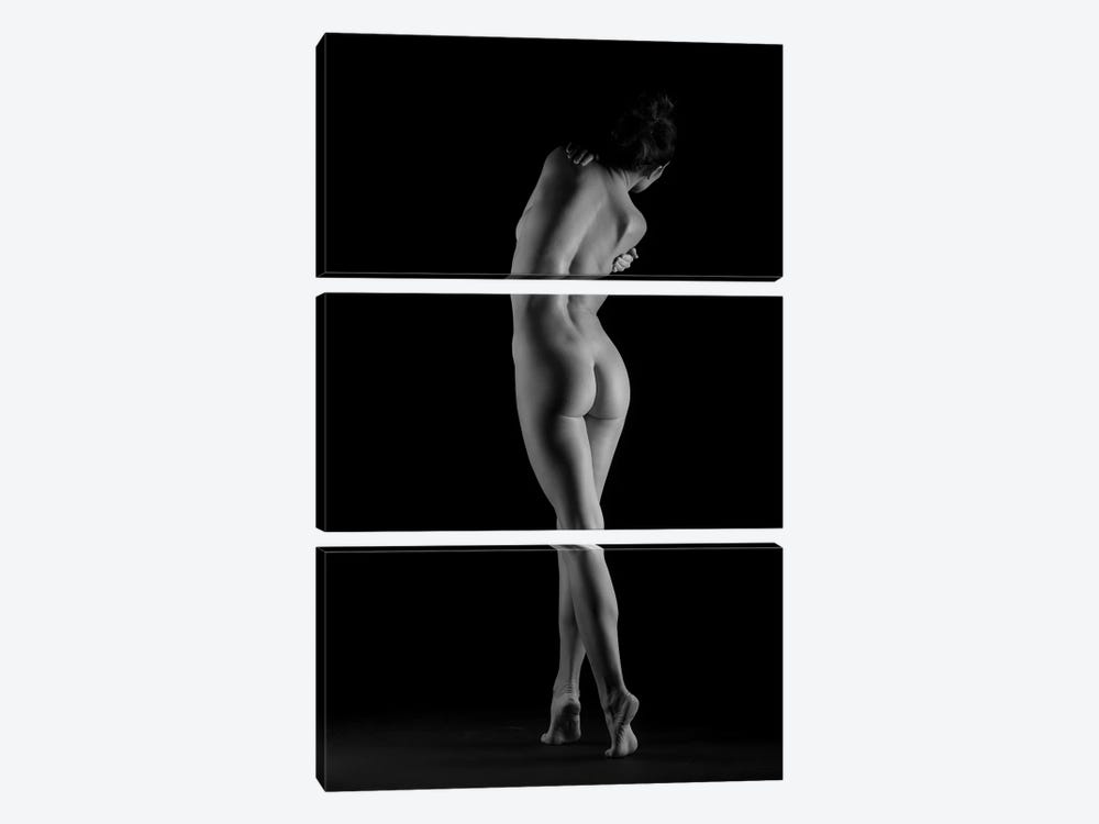 Nude Woman Bodyscape Apollonia XIII by Alessandro Della Torre 3-piece Canvas Wall Art